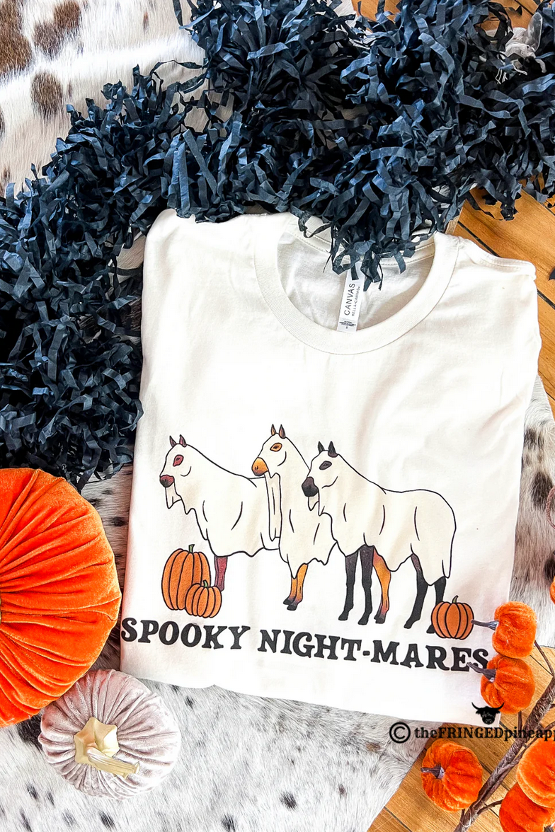 Spooky Night-Mares Tee (Cream)