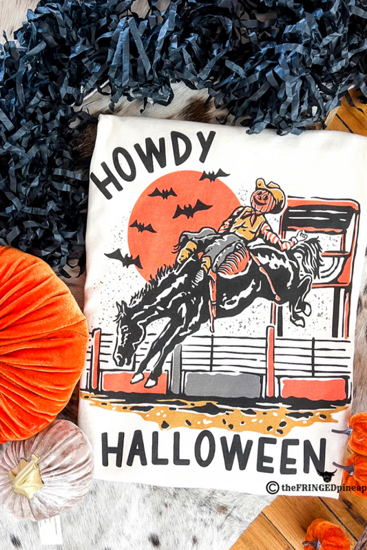 Howdy Halloween Tee (Cream)