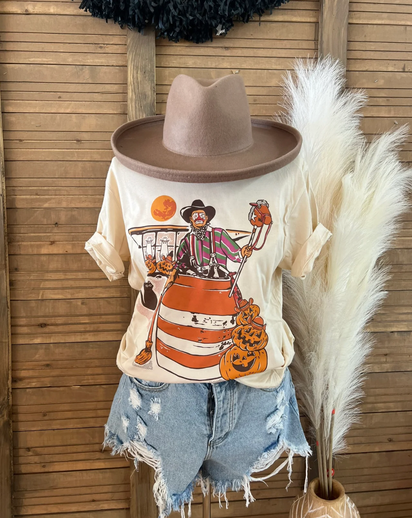 Halloween Rodeo Clown Tee