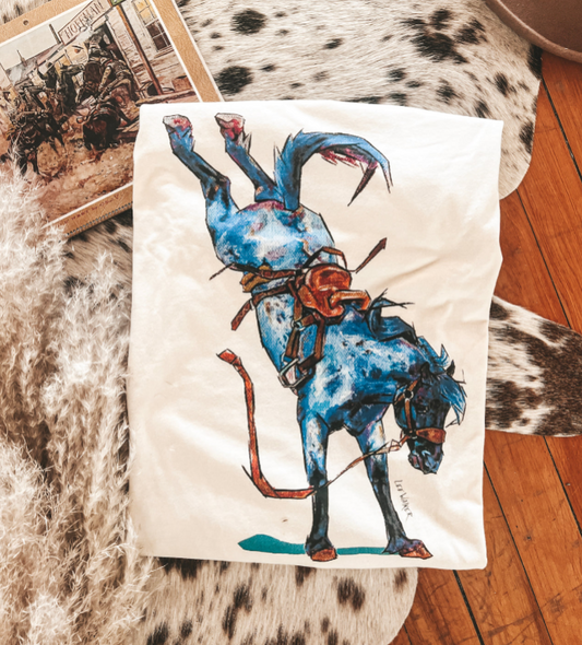 Blue Roan Bronc S/S T-shirt