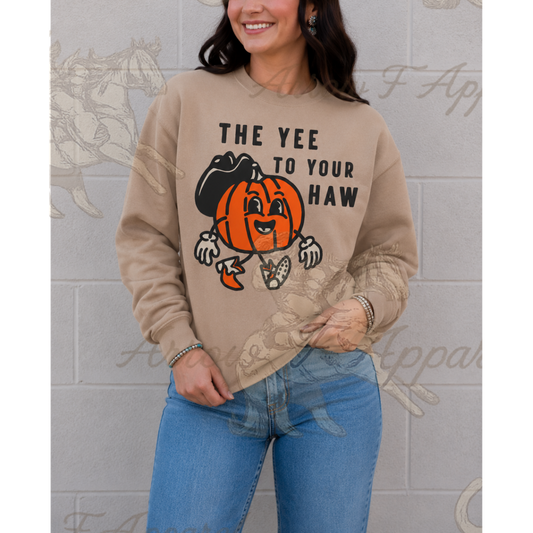 The Yee To Your Haw Sweatshirt (Sandstone)
